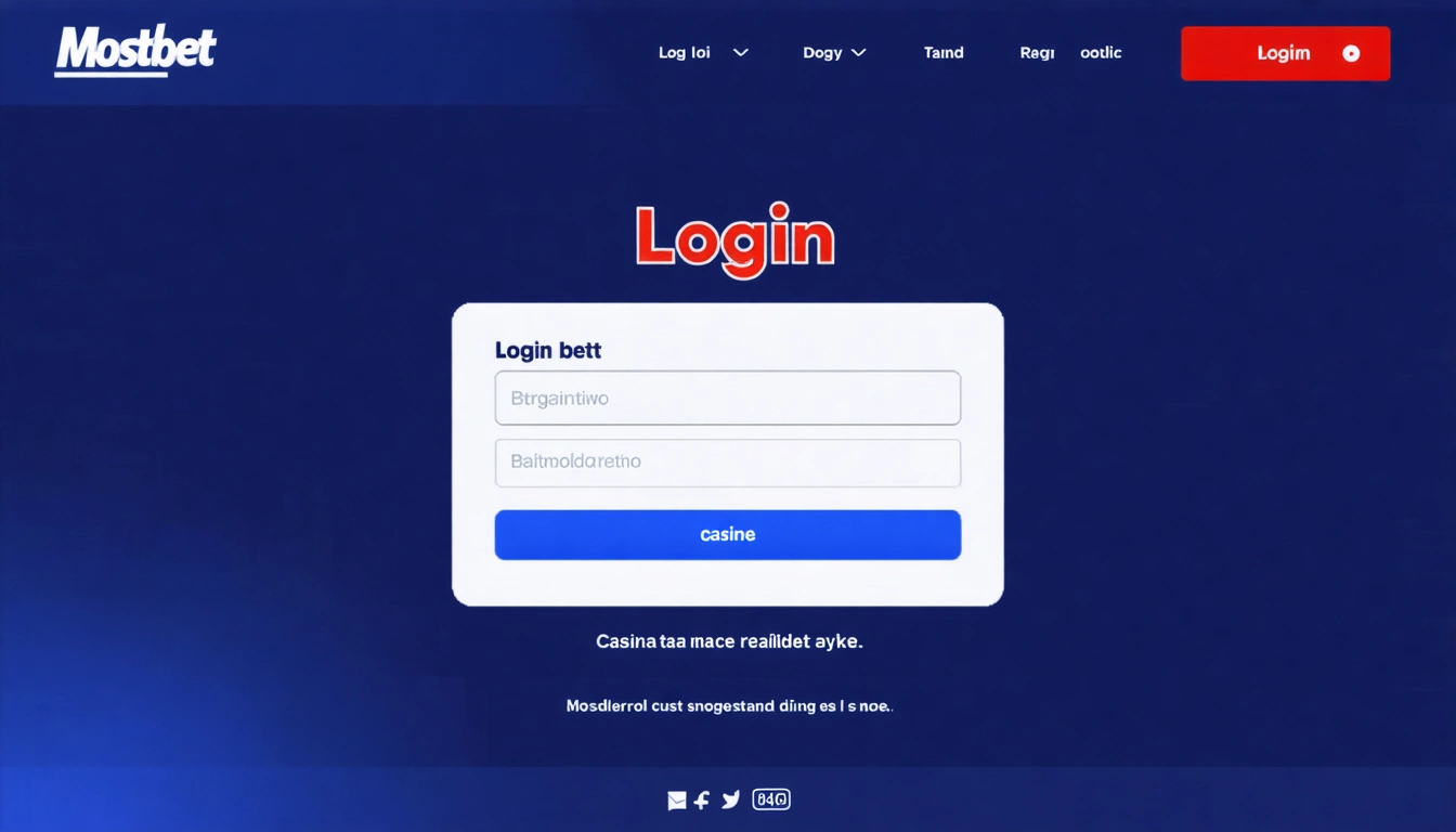 login Mostbet